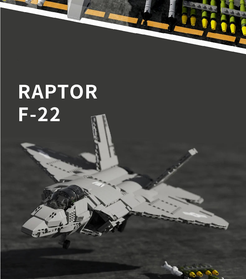 Set F-22 Raptor - Build my life 