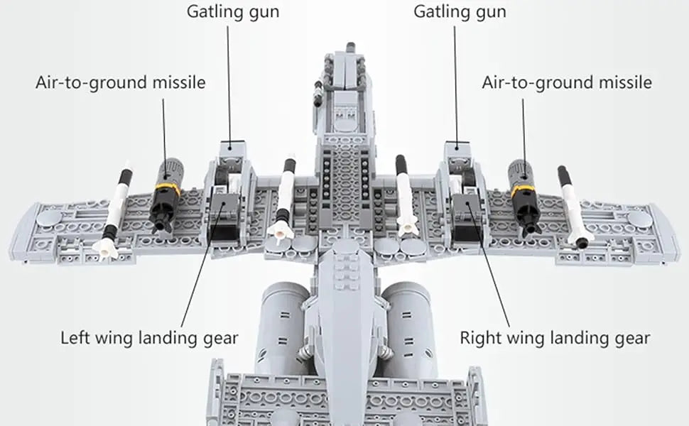 Set US Military A-10 Thunderbolt II - Build my life 