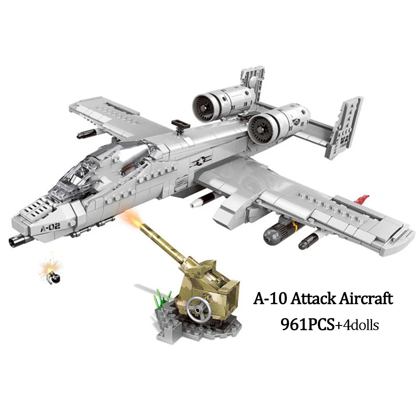 Set US Military A-10 Thunderbolt II - Build my life 