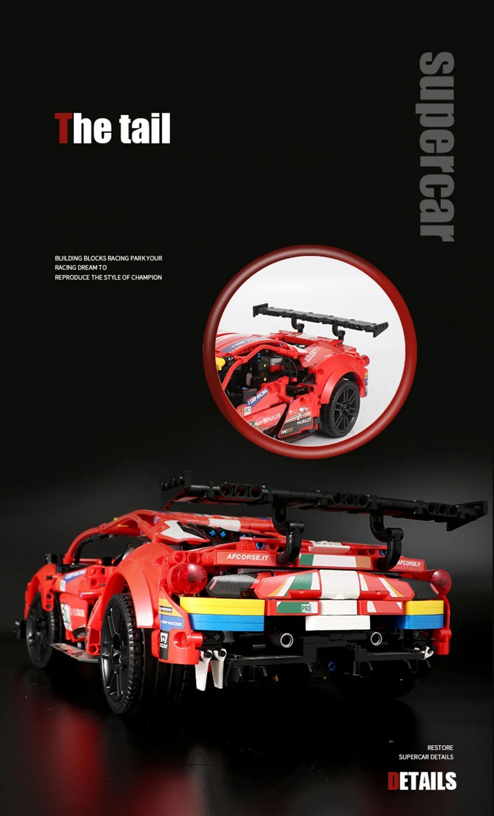 Set Ferrari 488 GTE AF - Build my life 