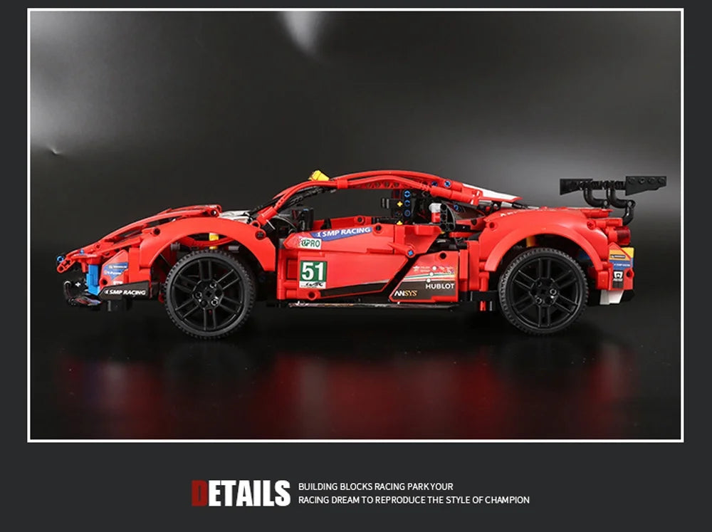 Set Ferrari 488 GTE AF - Build my life 