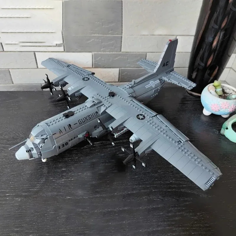 Set Air Gunship Fighter Military Battlefield - Build my life 