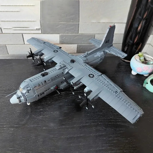 Set Air Gunship Fighter Military Battlefield - Build my life 